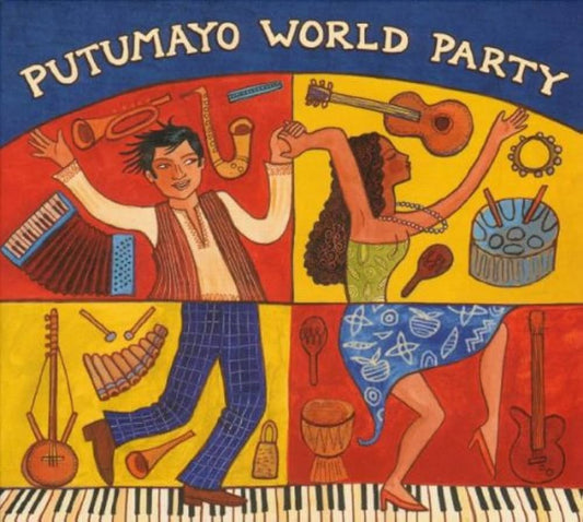 Varios – Putumayo World Party. Cd en buen estado. tienda de discos en méxico formato muerto