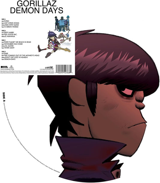 Demon Days (Double picture discs, clear vinyl sleeve) Gorillaz. Nuevo. tienda de discos en méxico formato muerto