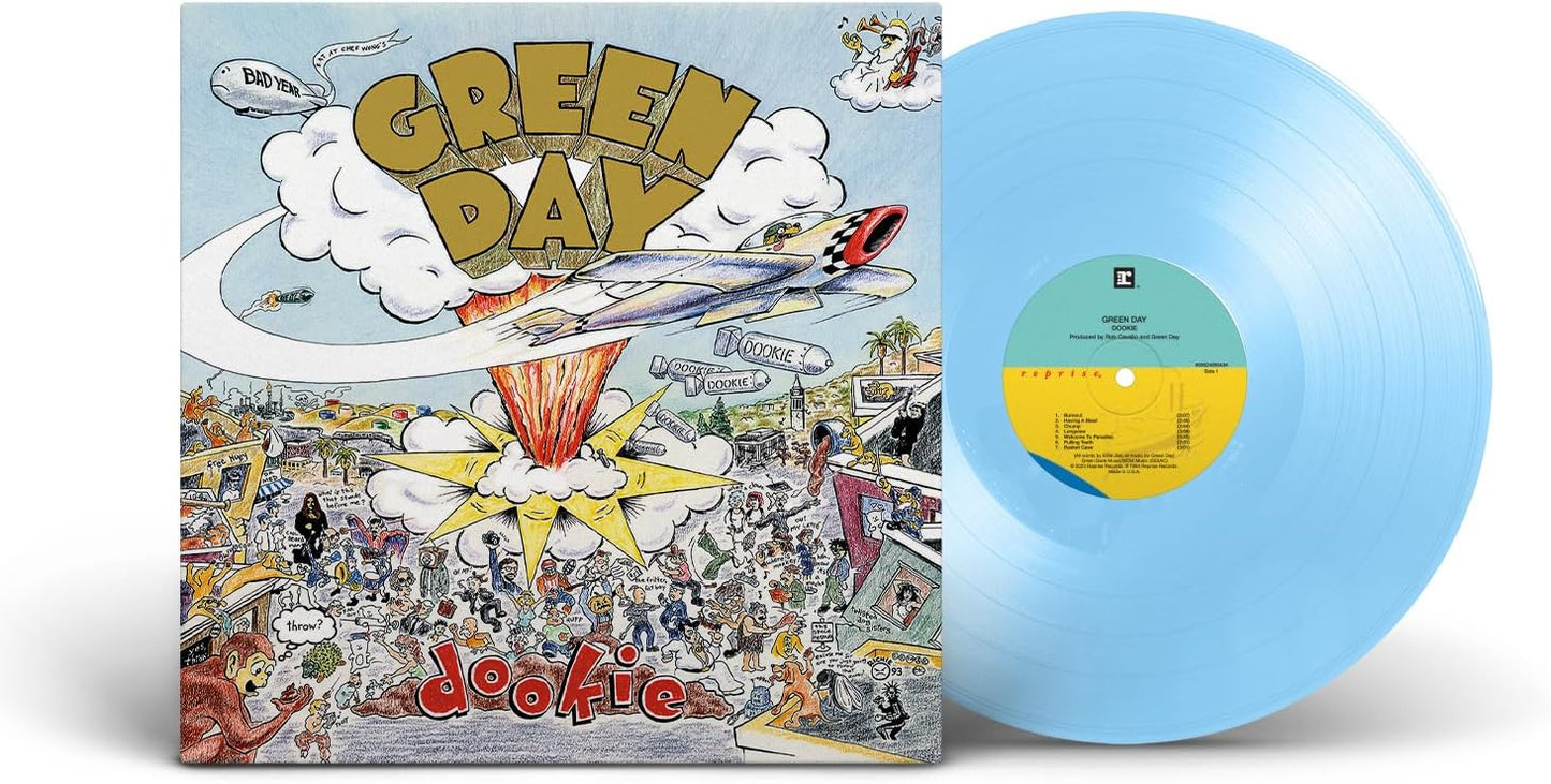 Dookie (Baby Blue Vinyl nuevo). Green Day. tienda de discos en méxico formato mureto
