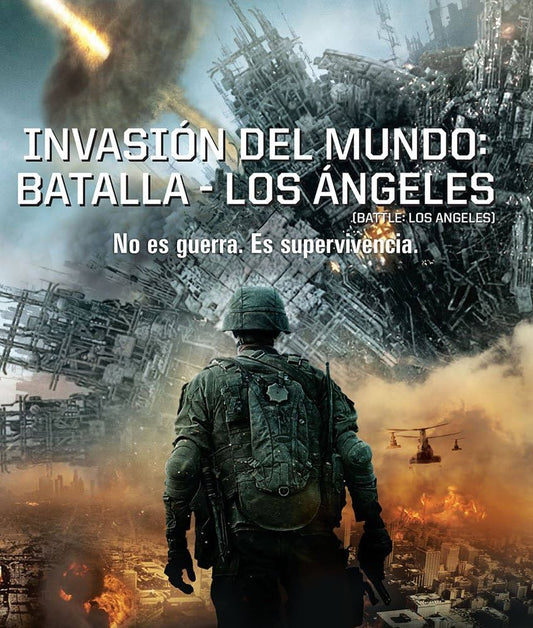 Invasión del Mundo: Batalla Los Angeles. DVD.