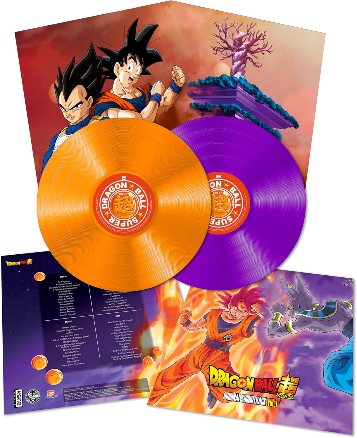 Dragon Ball Super Vol. 1 (Original Soundtrack. Vinilo doble nuevo. formato muerto