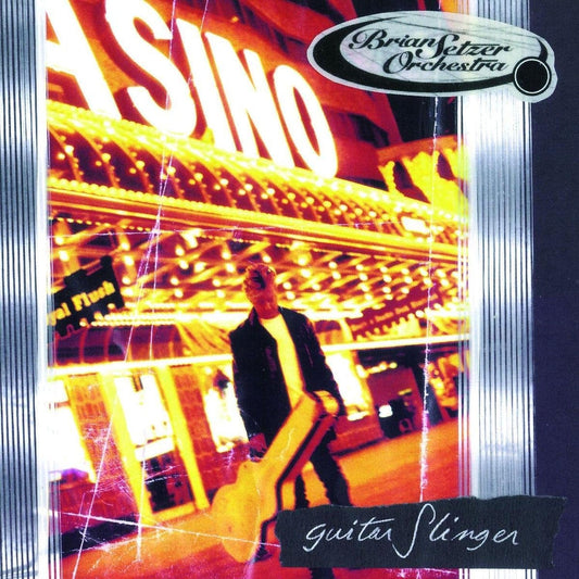 The Brian Setzer Orchestra – Guitar Slinger (CD importado, excelente estado). tienda de discos en méxico formato muerto