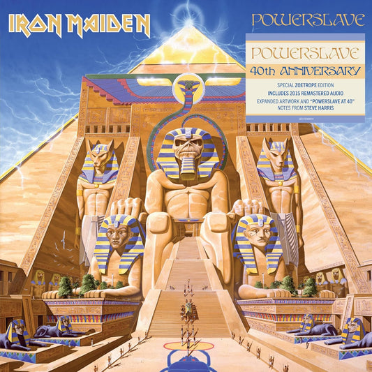 Powerslave (Vinyl) Iron Maiden. Nuevo. tienda de discos en méxico formato muerto