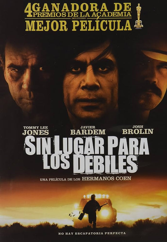 Sin Lugar para los Débiles (No Country for Old Men). DVD buen estado. tienda de discos en méxico formato muerto