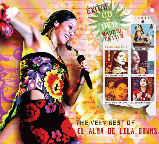Lila Downs – The Very Best Of El Alma De Lila Downs. Cd y DVD en buen estado.