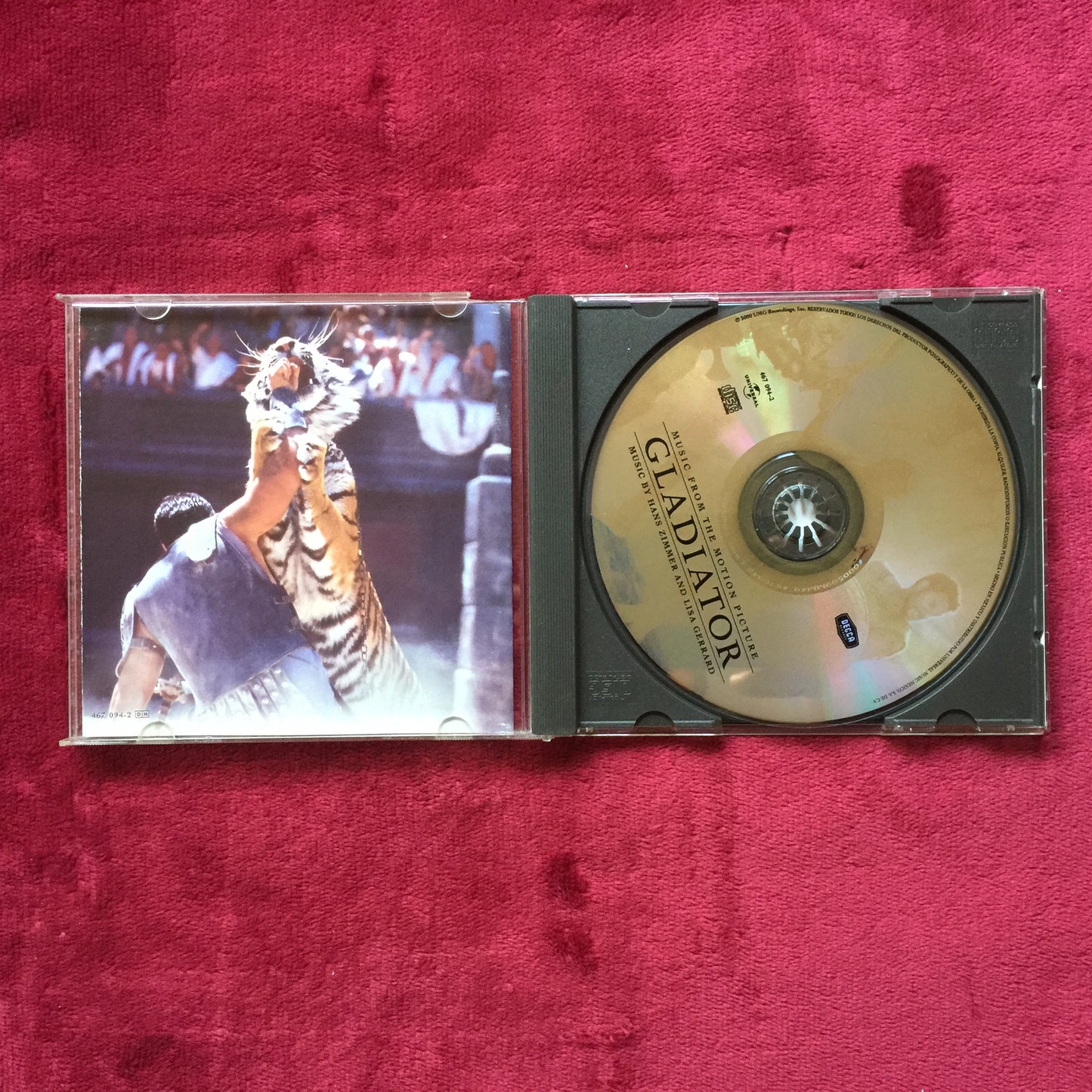 tienda de cds en méxico tienda de cds en méxico Gladiator. Soundtrack. CD. formato muerto