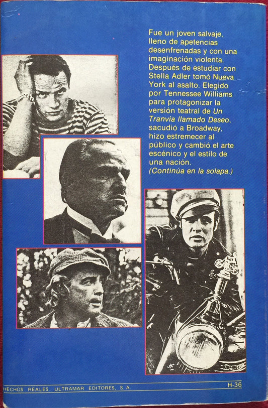 Marlon Brando. Gary Carey. Libro. tienda de discos en méxico formato muerto