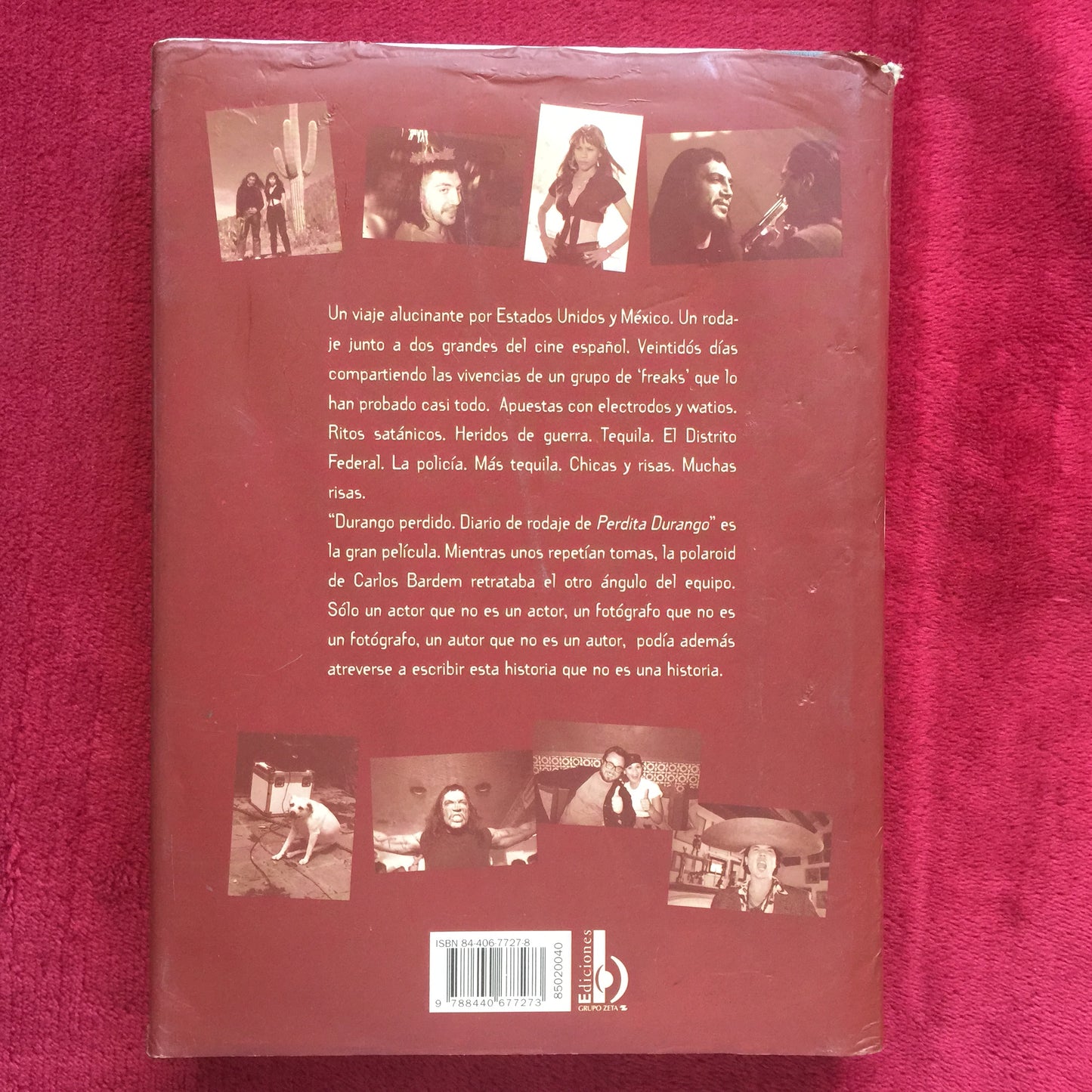 Durango Perdido. Carlos Bardem. Libro. tienda de discos en méxico formato muerto