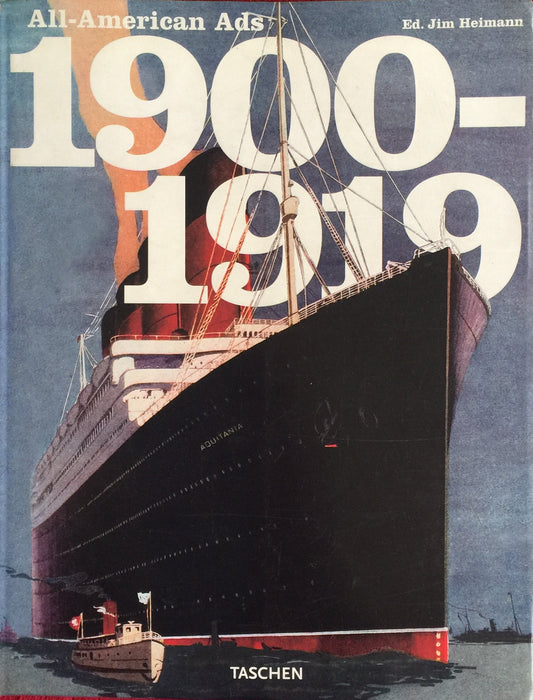 1900-1919: All-American Ads. Taschen. Pasta blanda. formato muerto