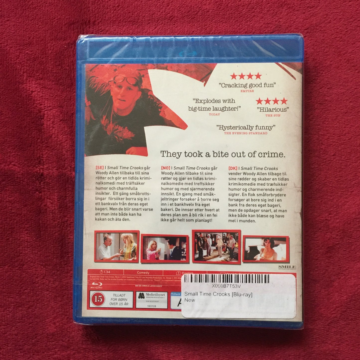 Small Time Crooks. Woody Allen. Blu-Ray. Nuevo. formato muerto