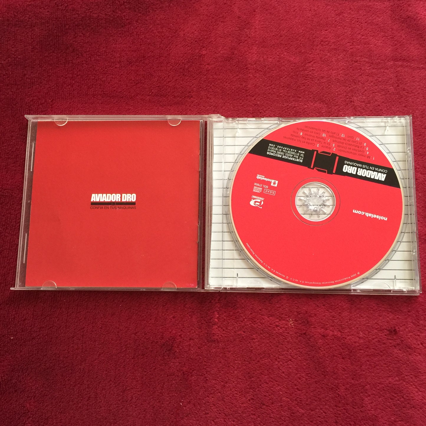 Aviador Dro – Confia En Tus Maquinas. Cd en buen estado.