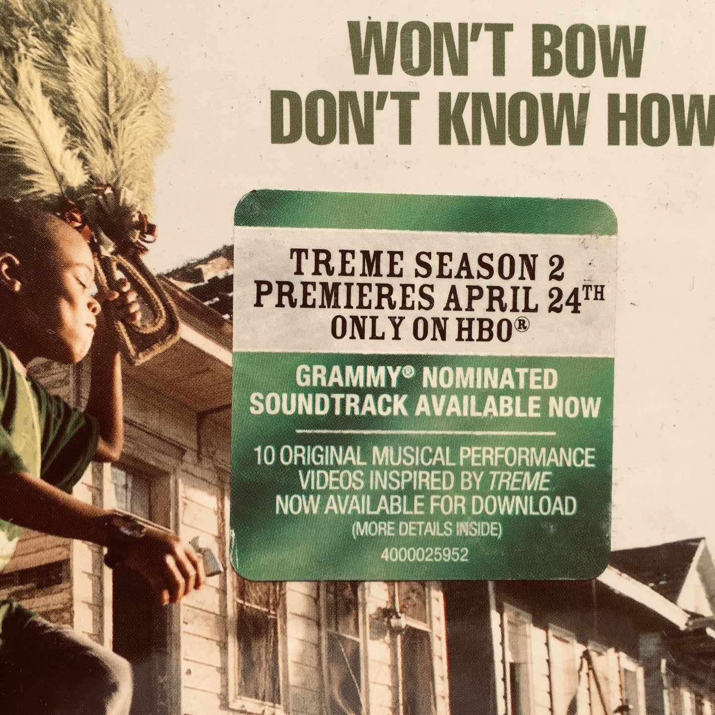 Treme. DVD. Artículo nuevo. formato muerto