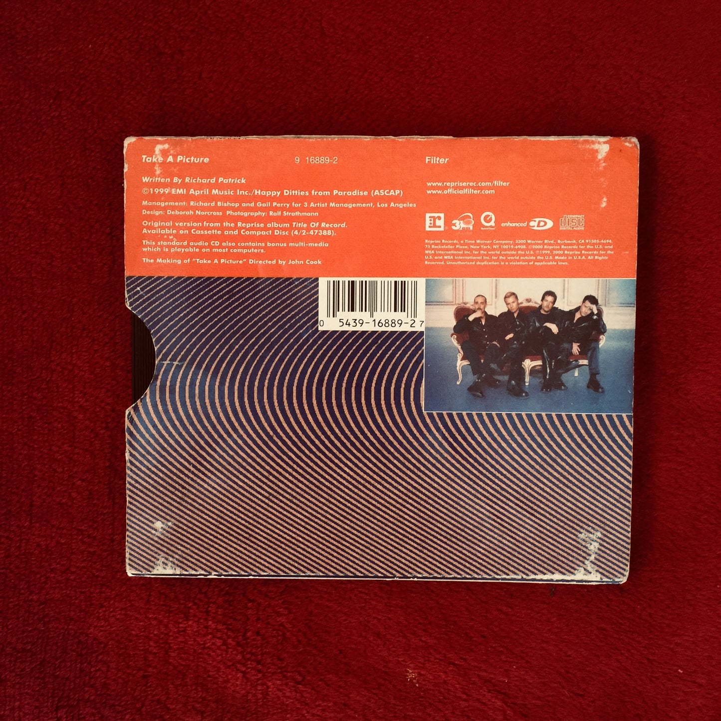 filter take a picture cd importado formato muerto