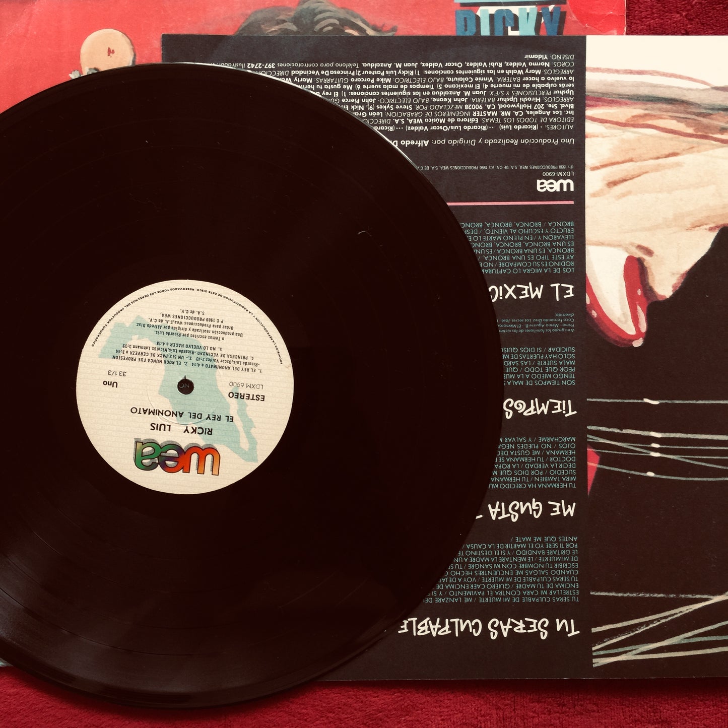 Ricky Luis – El Rey Del Anonimato. Vinilo. formato muerto