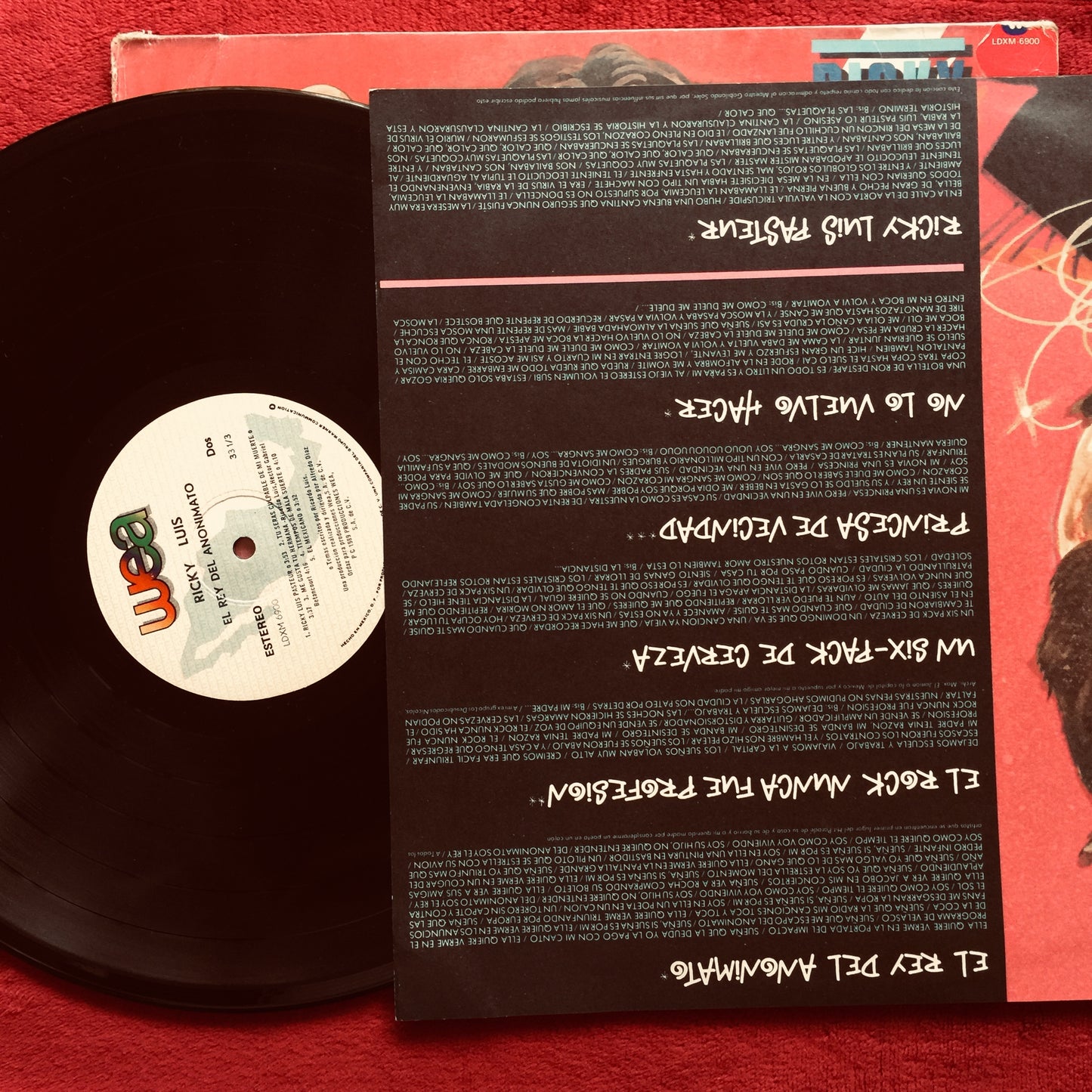 Ricky Luis – El Rey Del Anonimato. Vinilo. formato muerto