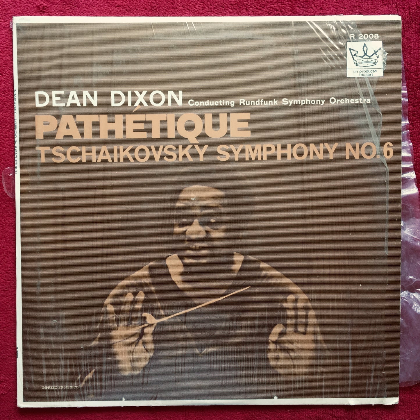 Dean Dixon Conducting Rundfunk Symphony Orchestra. Vinilo. formato muerto