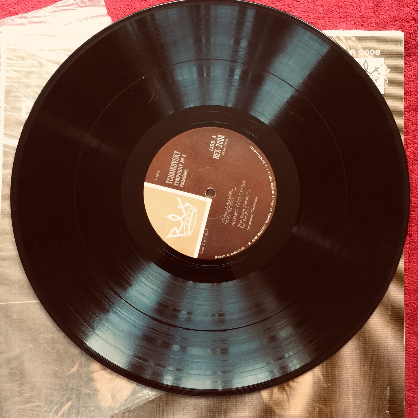 Dean Dixon Conducting Rundfunk Symphony Orchestra. Vinilo. formato muerto