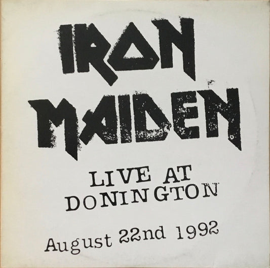 Iron Maiden – Live At Donington (August 22nd 1992). Cd doble en buen estado. tienda de discos en méxico formato muerto