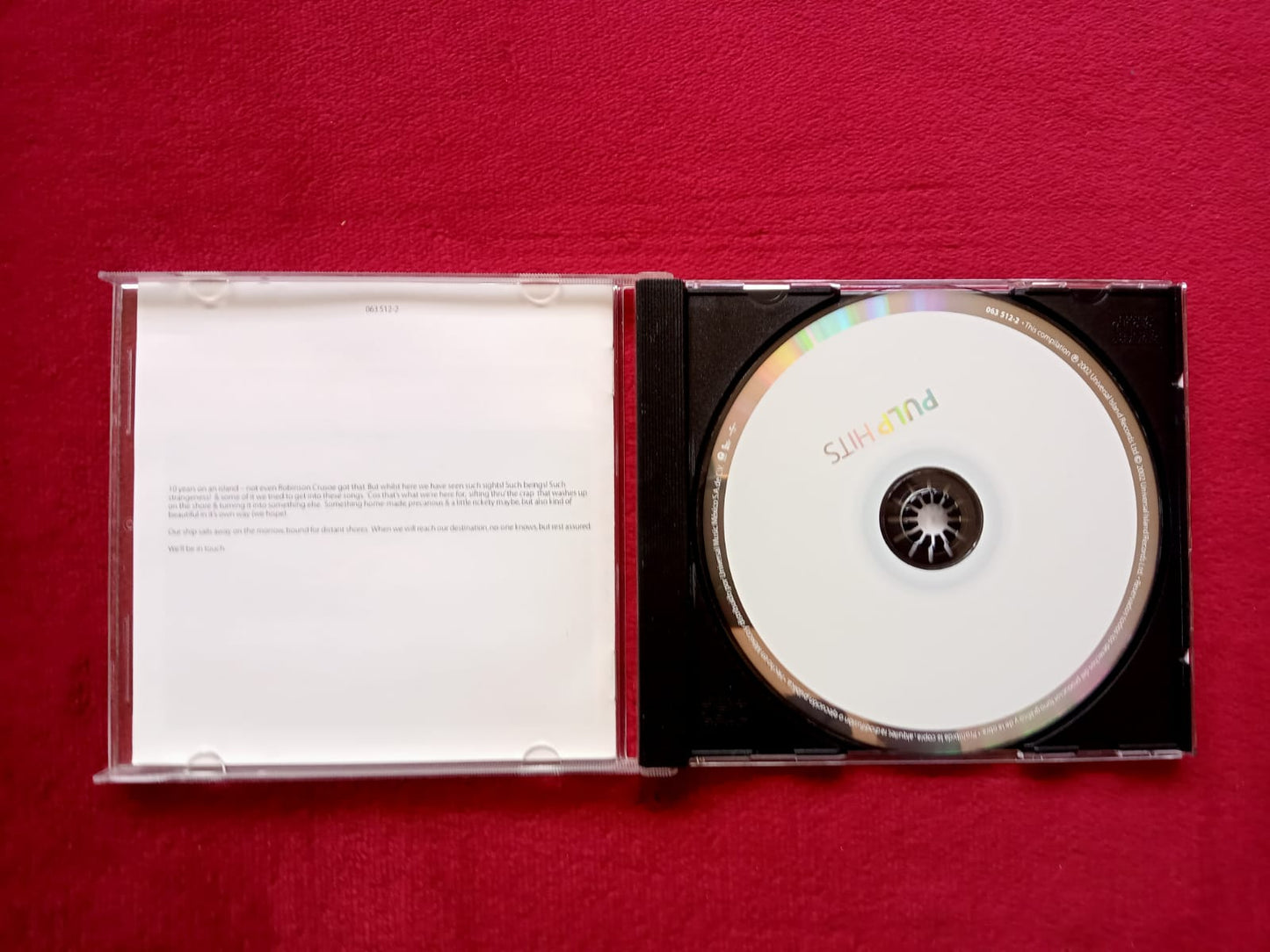 Pulp. Hits. Cd nacional excelente estado. formato muerto