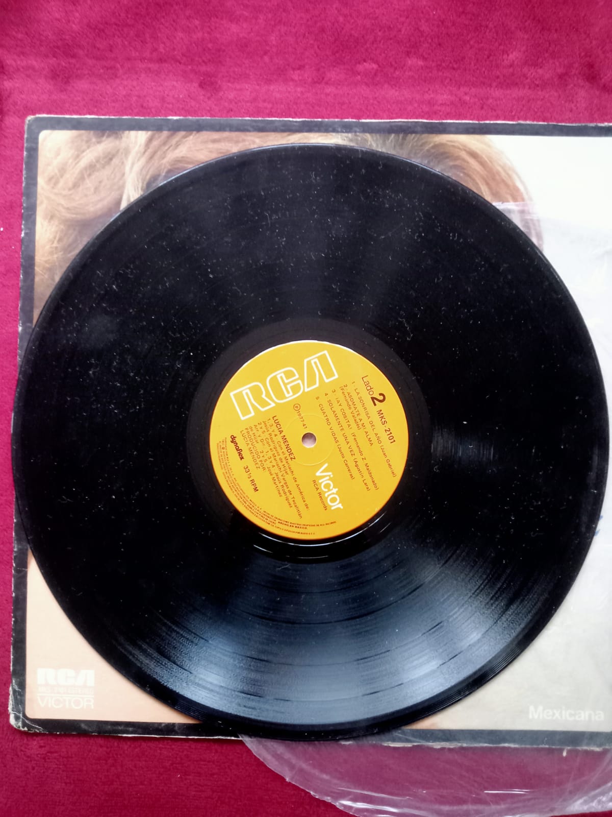 Lucía Méndez – Lucía Méndez. Vinilo. formato muerto