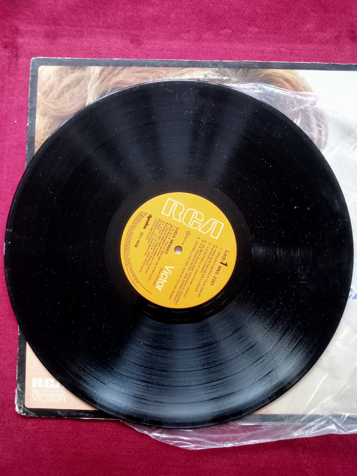 Lucía Méndez – Lucía Méndez. Vinilo. formato muerto