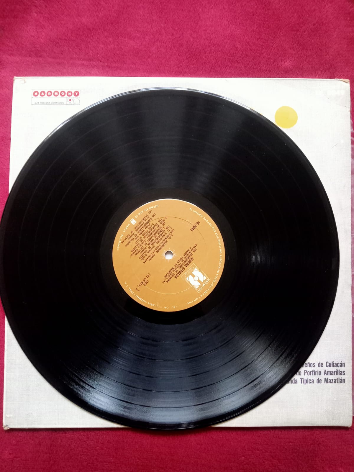 Varios. Arriba Sinaloa. Vinilo. formato muerto