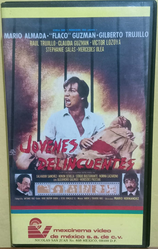 JOVENES DELINCUENTES. VHS en buen estado. formato muerto