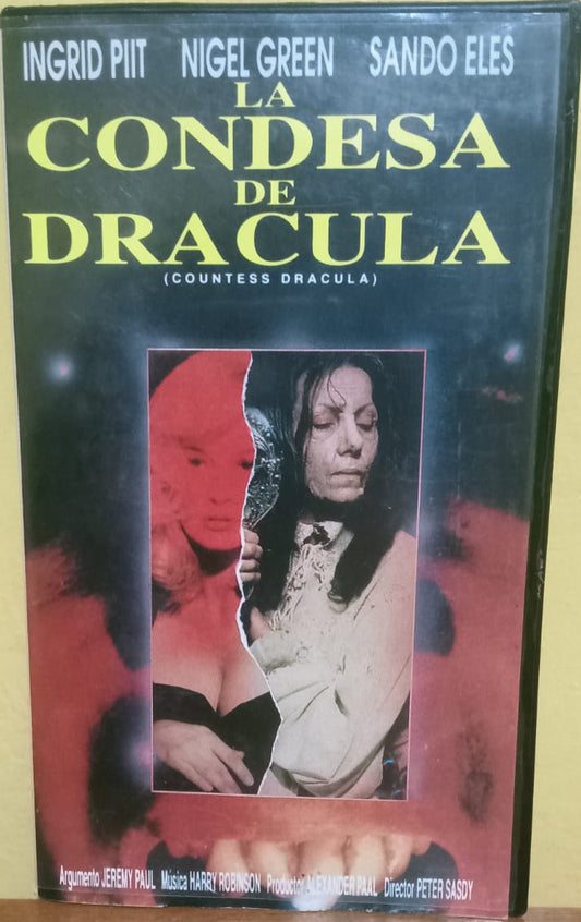 LA CONDESA DE DRACULA. VHS en buen estado. formato muerto