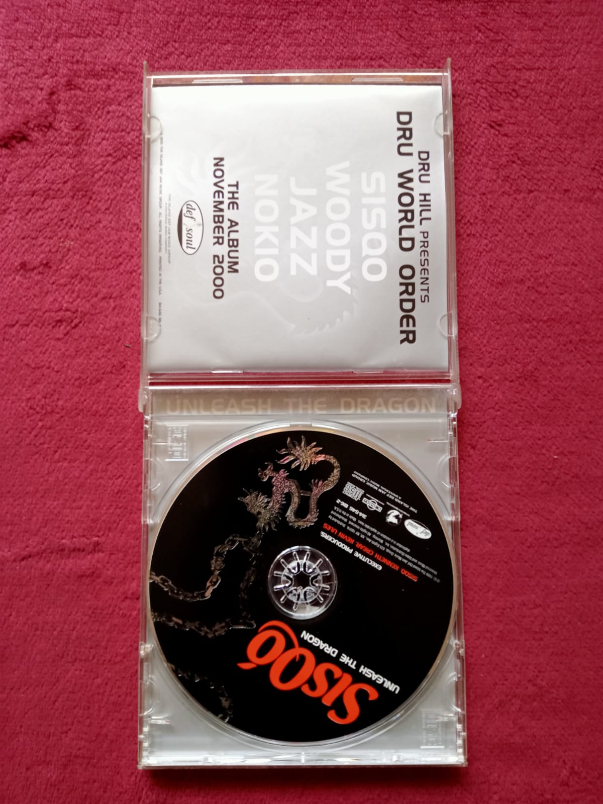 Sisqó. Unleash the Dragon. Cd importado. formato muerto