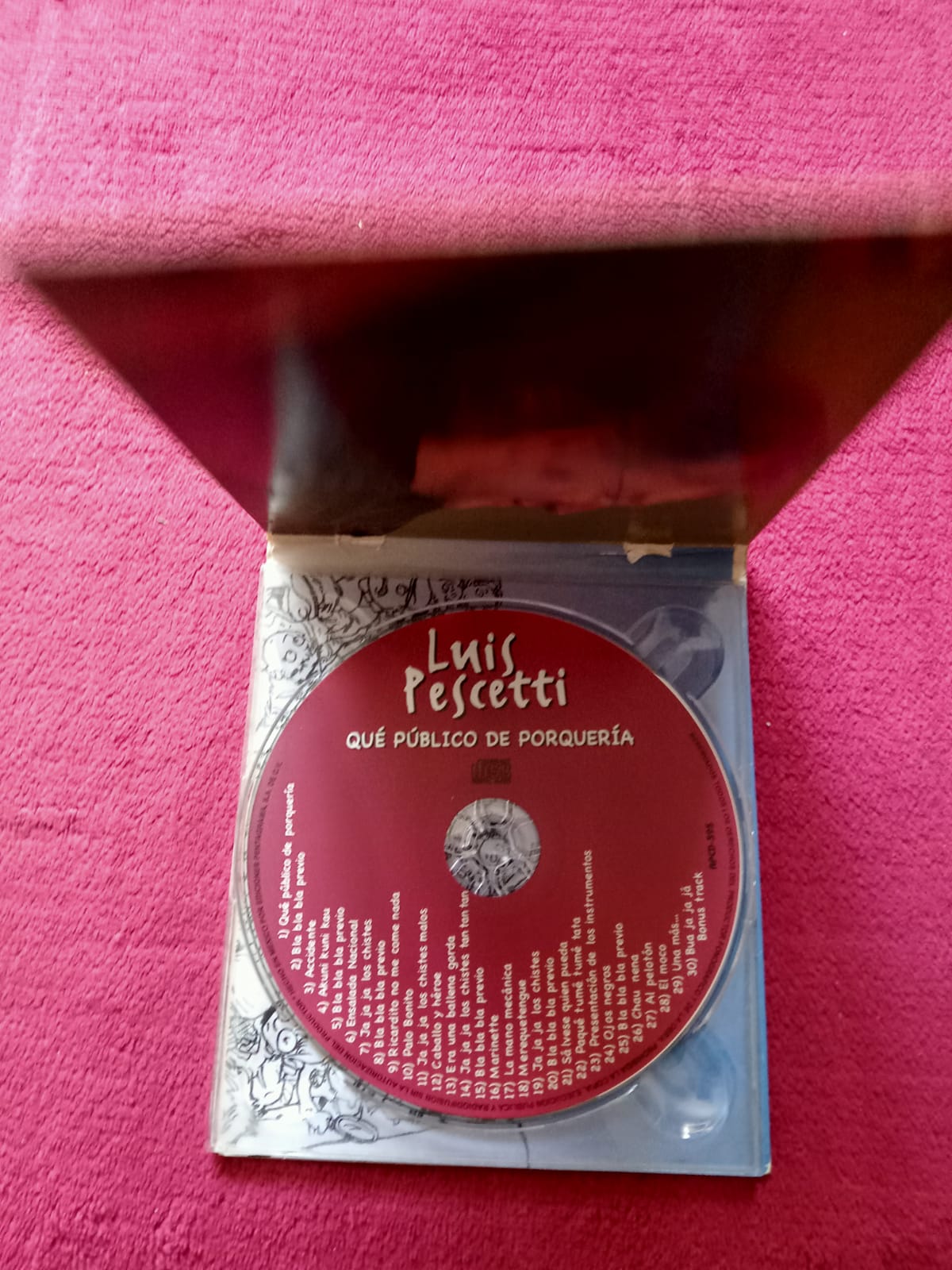 Luis Pescetti – Que Público de Porquería. Cd en buen estado.