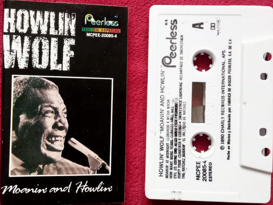 Howlin' Wolf. Moanin' and Howlin'. Cassette en buen estado. formato muerto