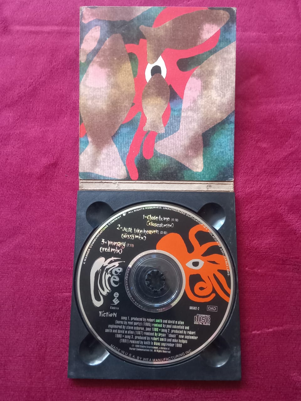 The Cure – Close To Me · Remix. Cd importado en buen estado. formato muerto