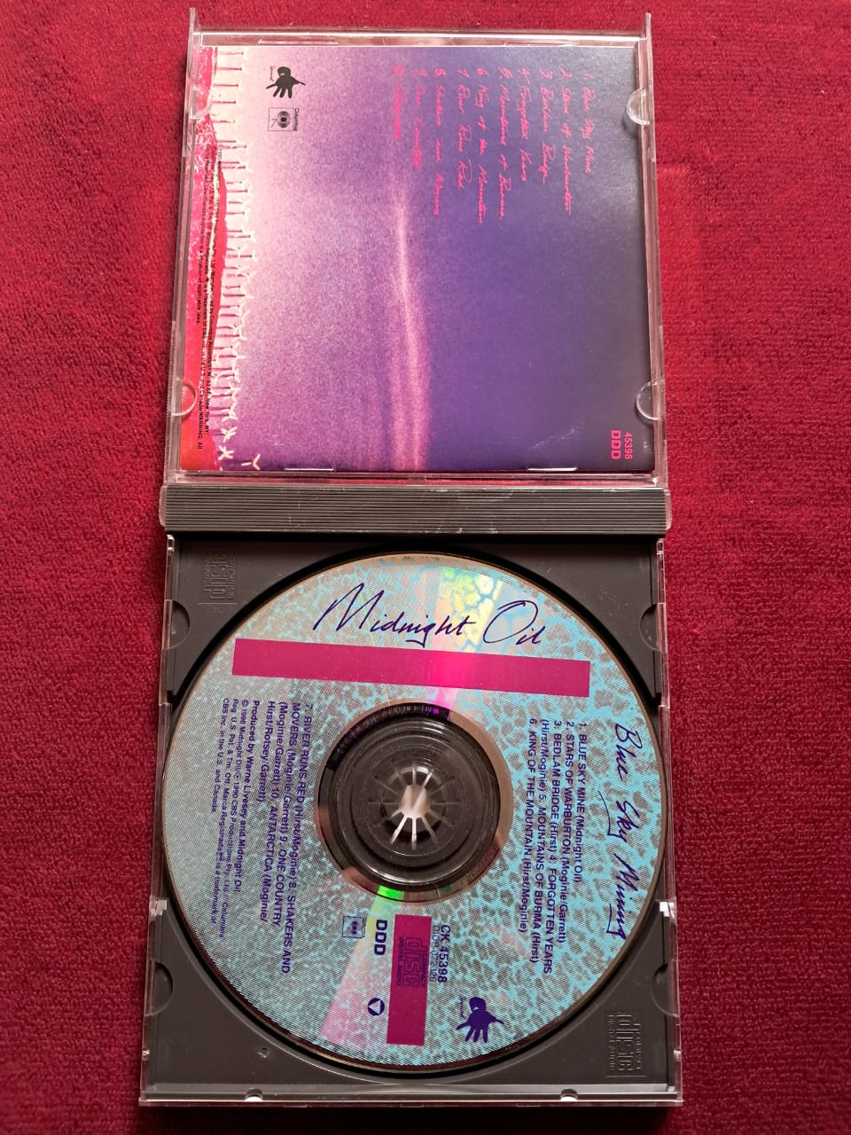 Midnight Oil. Blue Sky Mining. Cd importado. formato muerto