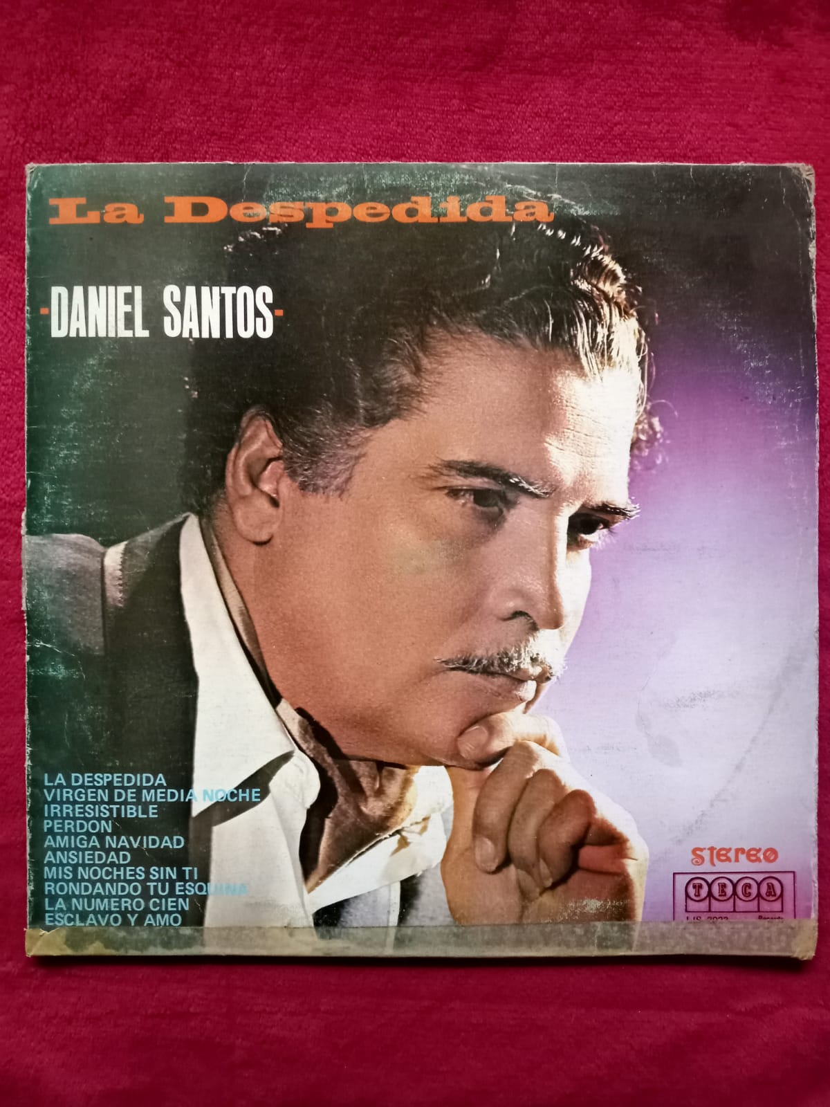 Daniel Santos. La despedida. Vinilo nacional. tienda de discos formato muerto
