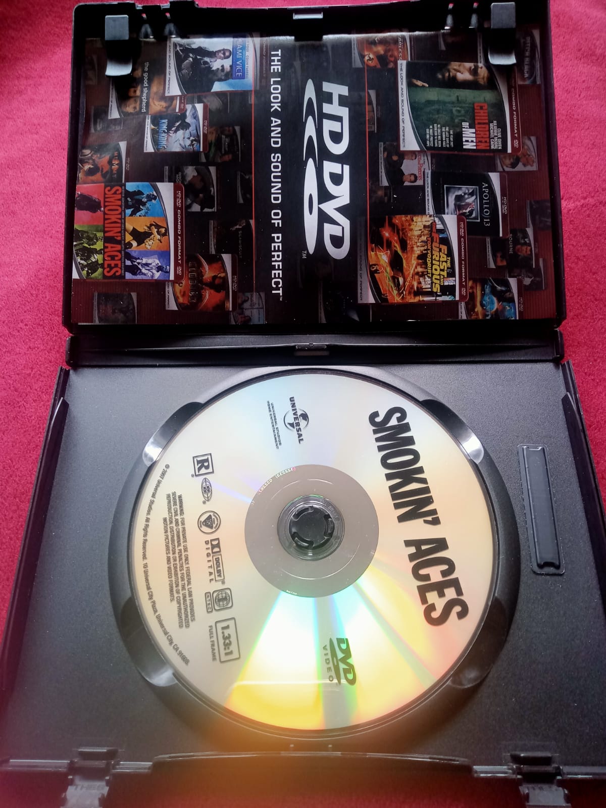 Smokin' Aces. DVD importado. formato muerto