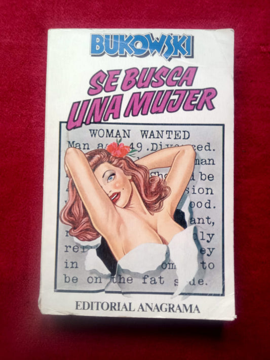 Charles Bukowski. Se busca una mujer. Libro en buen estado. formato muerto