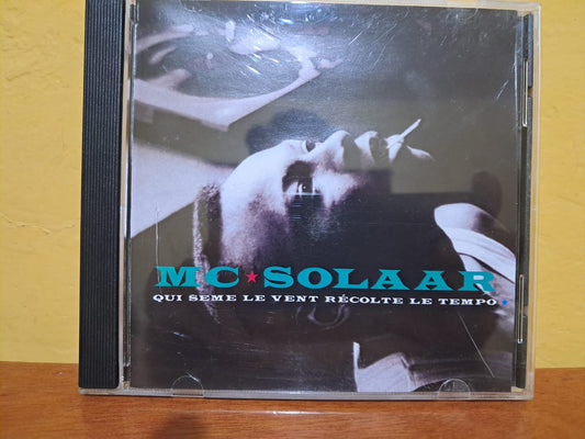 MC Solaar. Qui sème le vent récolte le tempo. Cd importado en excelente estado. formato muerto mixup tienda de cds