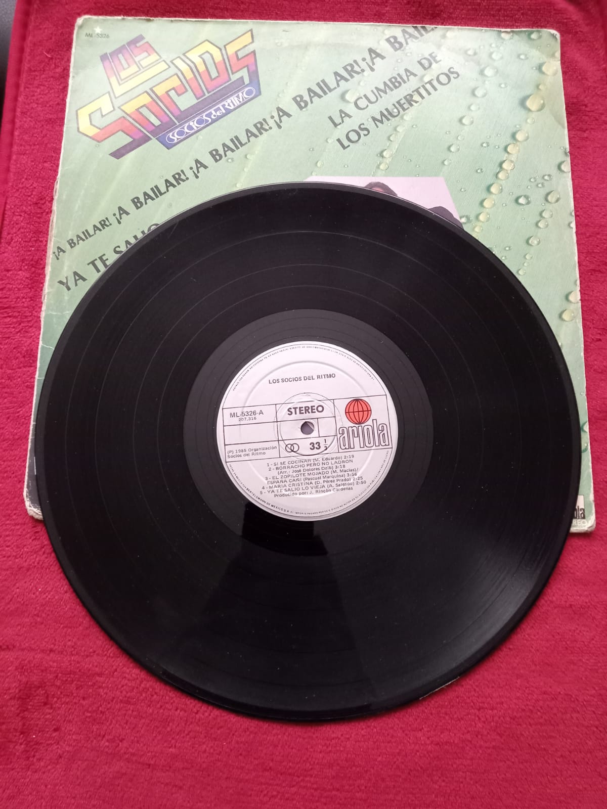 Los Socios del Ritmo – ¡A Bailar! ¡A Bailar!. Vinilo. formato muerto