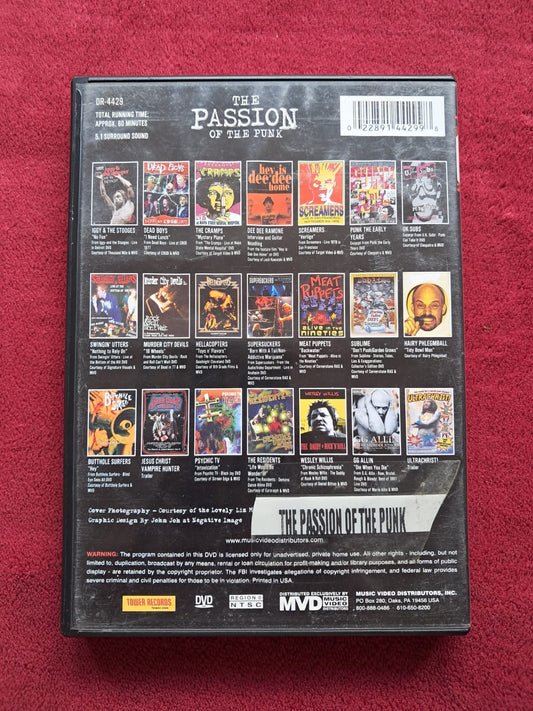 Varios – The Passion Of The Punk. DVD importado. tienda de vinilos discos de vinilo mexico formato muerto