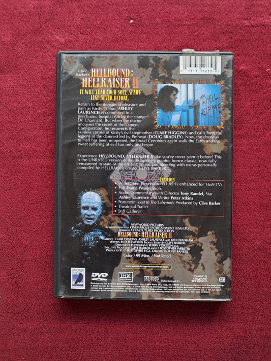 Hellbound: Hellraiser II. DVD importado.