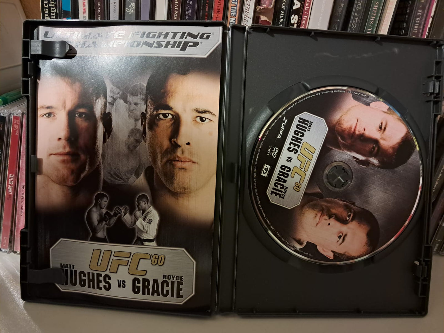 Ufc 60: Gracie Vs Hughes. DVD importado en excelente estado. formato muerto