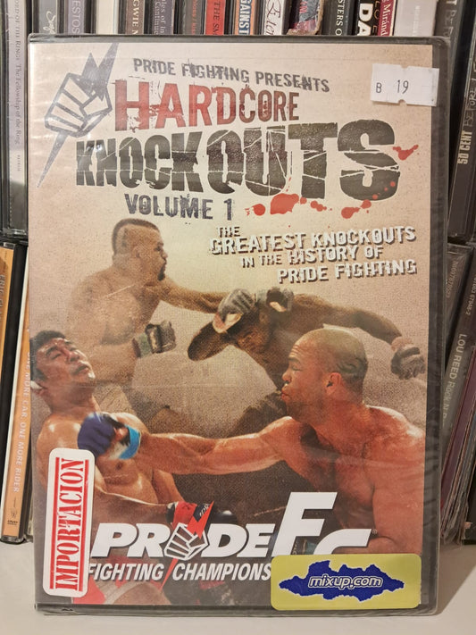Pride Fc: Hardcore Knockouts 1. DVD nuevo, importado. formato muerto