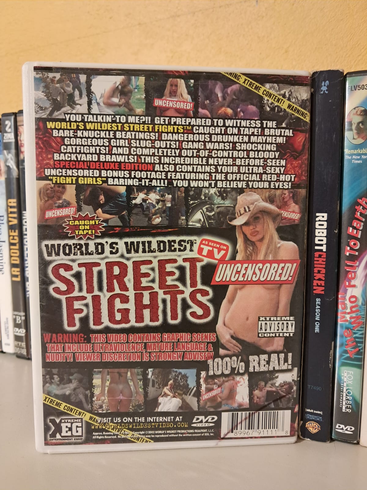 World's Wildest Street Fights 1. DVD importado en buen estado. formato muerto