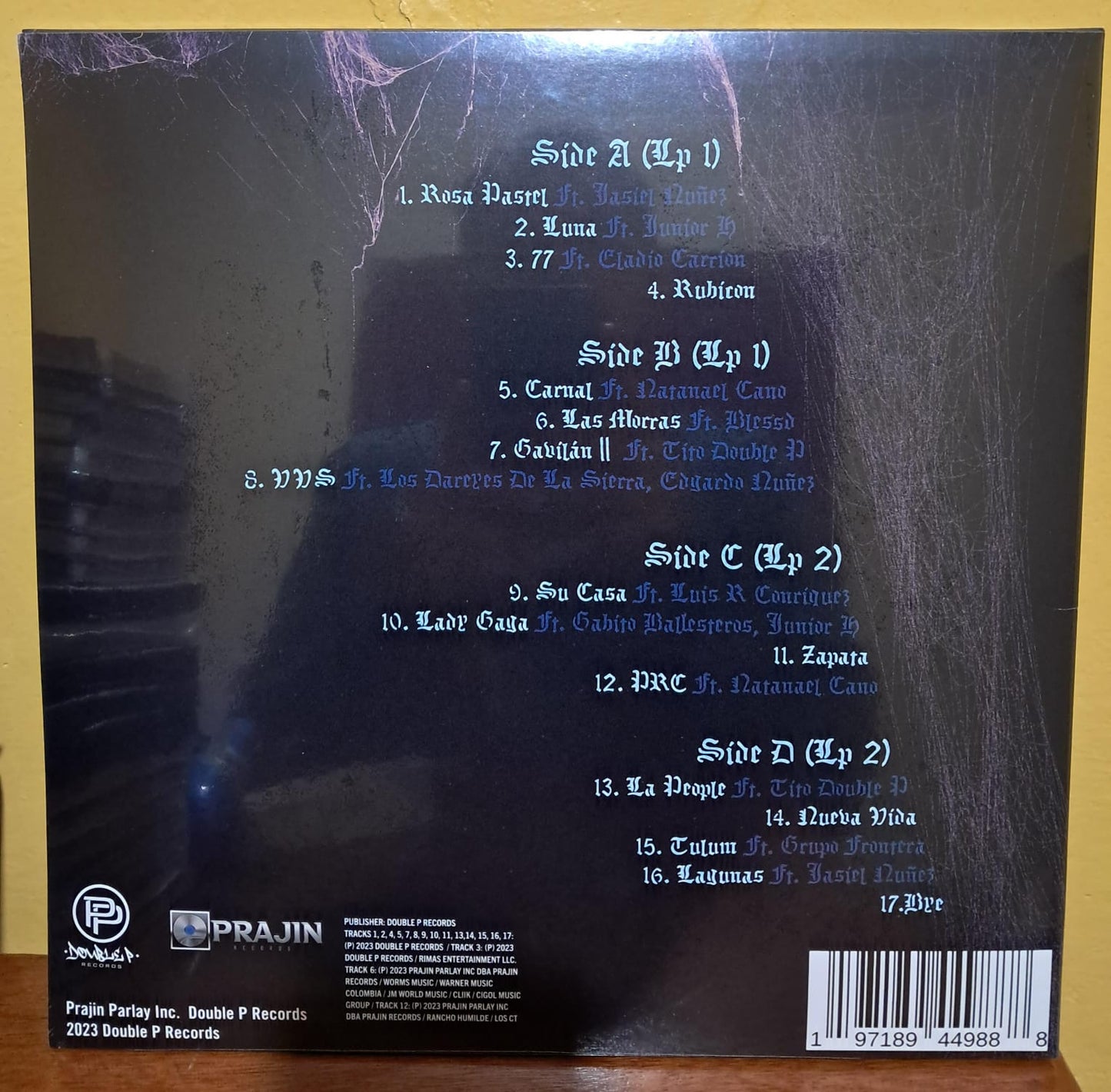 Peso Pluma. Génesis. Vinilo doble nuevo. formato muerto