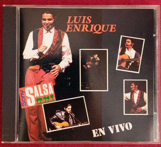 Luis Enrique – En Vivo. Cd excelente estado. formato muerto