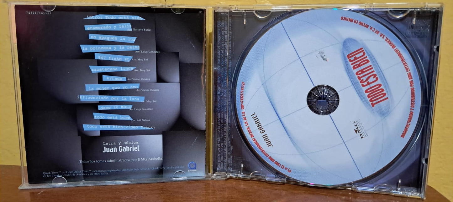 Juan Gabriel – Todo esta bien. Cd en buen estado. formato muerto
