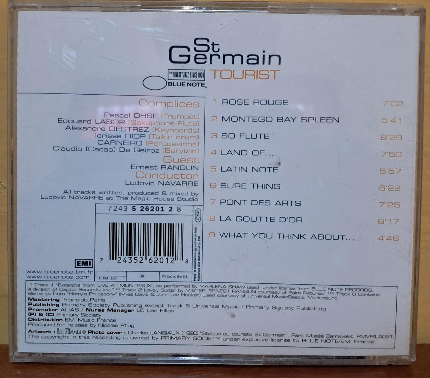 St. Germain. Tourist. Cd en buen estado. formato muerto