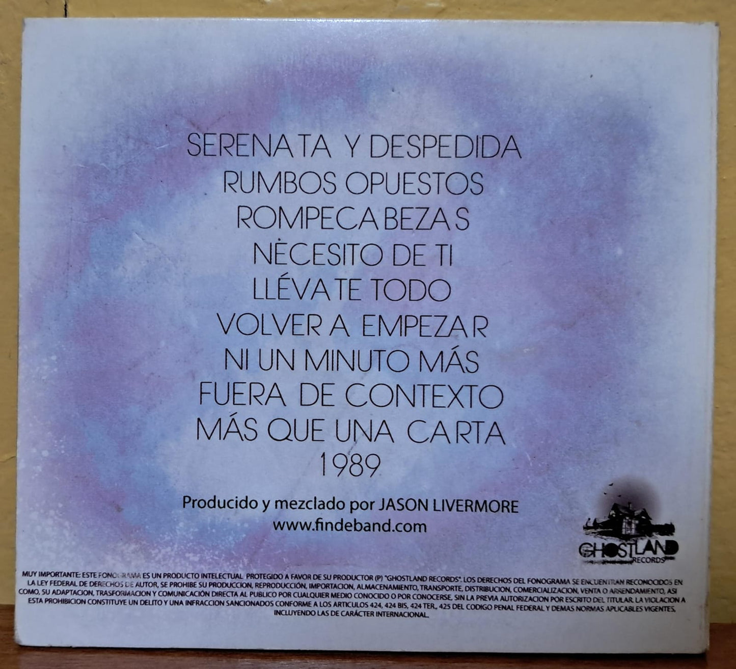 Finde – Volver A Empezar. Cd en buen estado. formato muerto