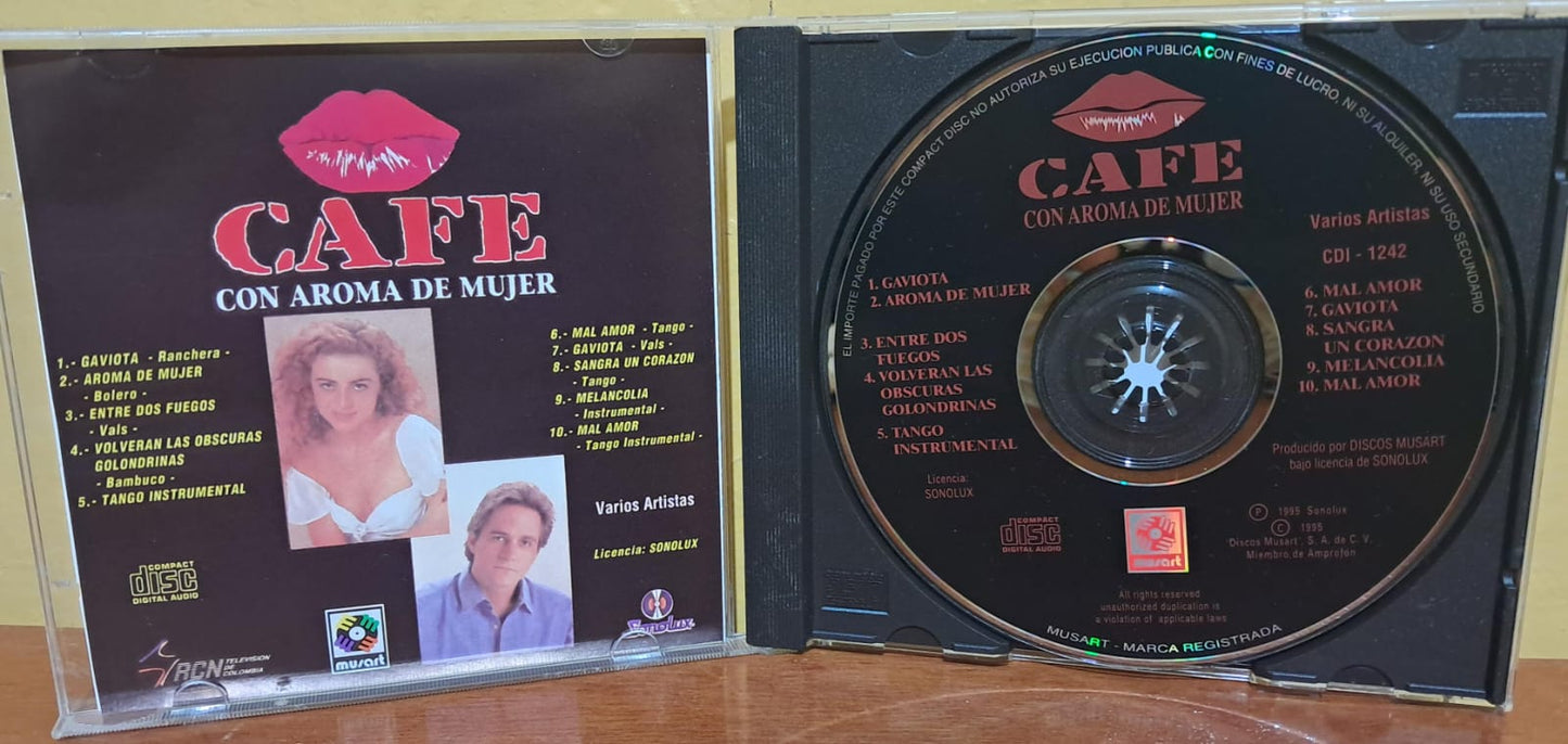 Café con aroma de mujer. Cd en buen estado. formato muerto
