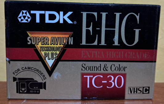 TDK EHG TC-30. Artículo nuevo. formato muerto